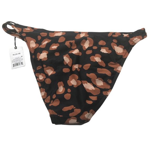 Shade And Shore Women's Size XL 16-18 Strappy Side Cheeky Bikini Bottom New - Picture 2 of 9